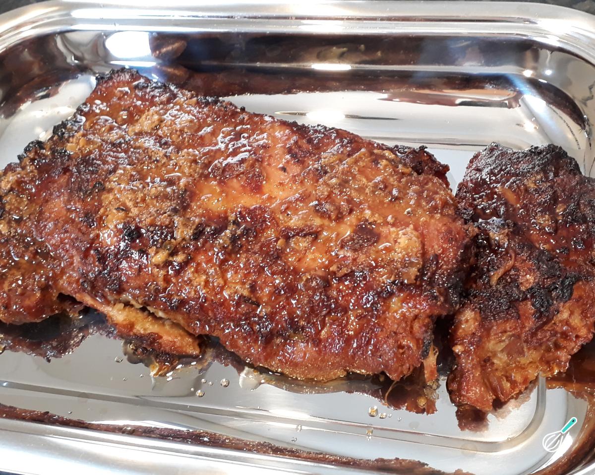 Receita de Costelinha de porco no forno simples e suculenta