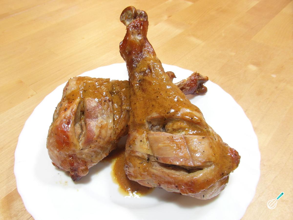 Receita de Perna de peru no forno com molho