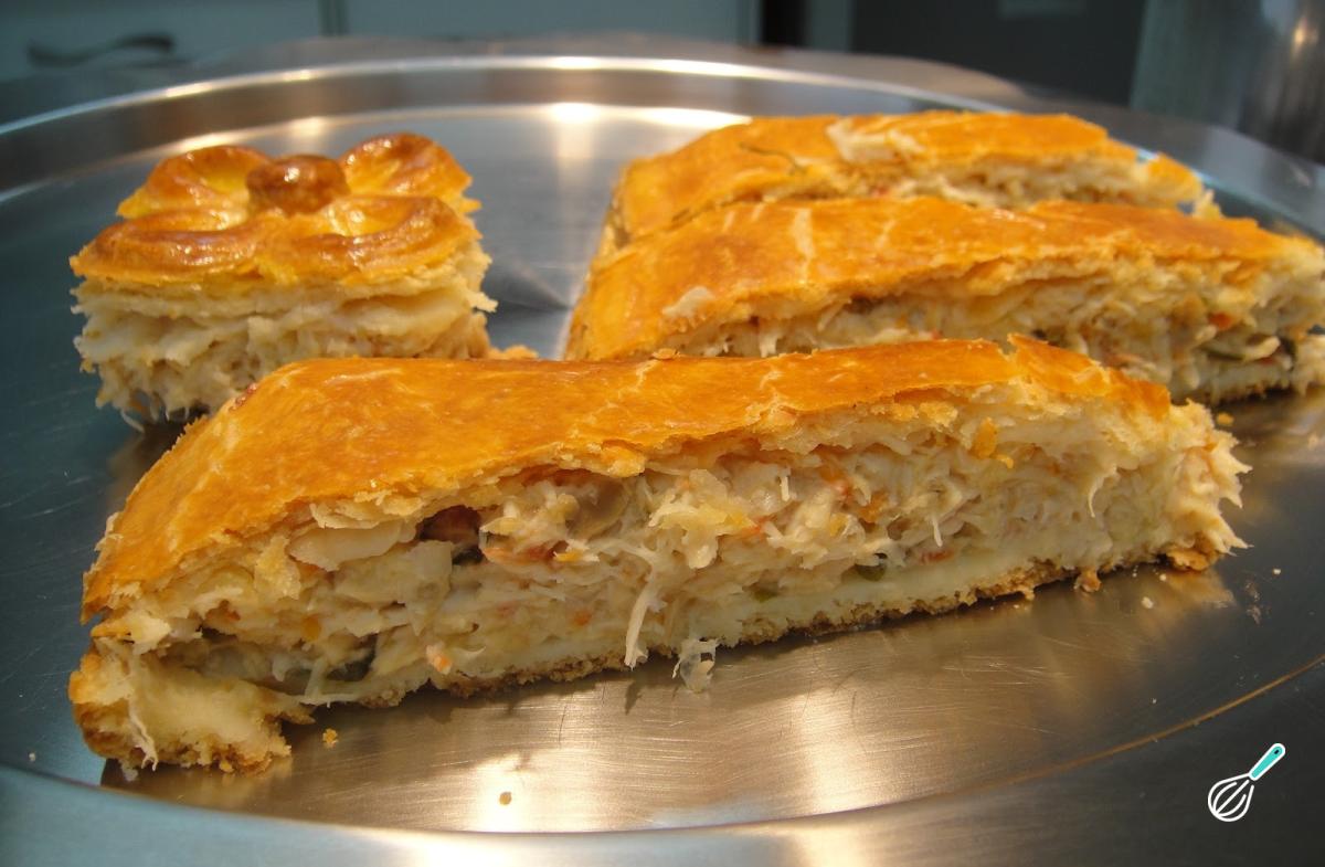 Receita de Torta de frango com farinha de arroz