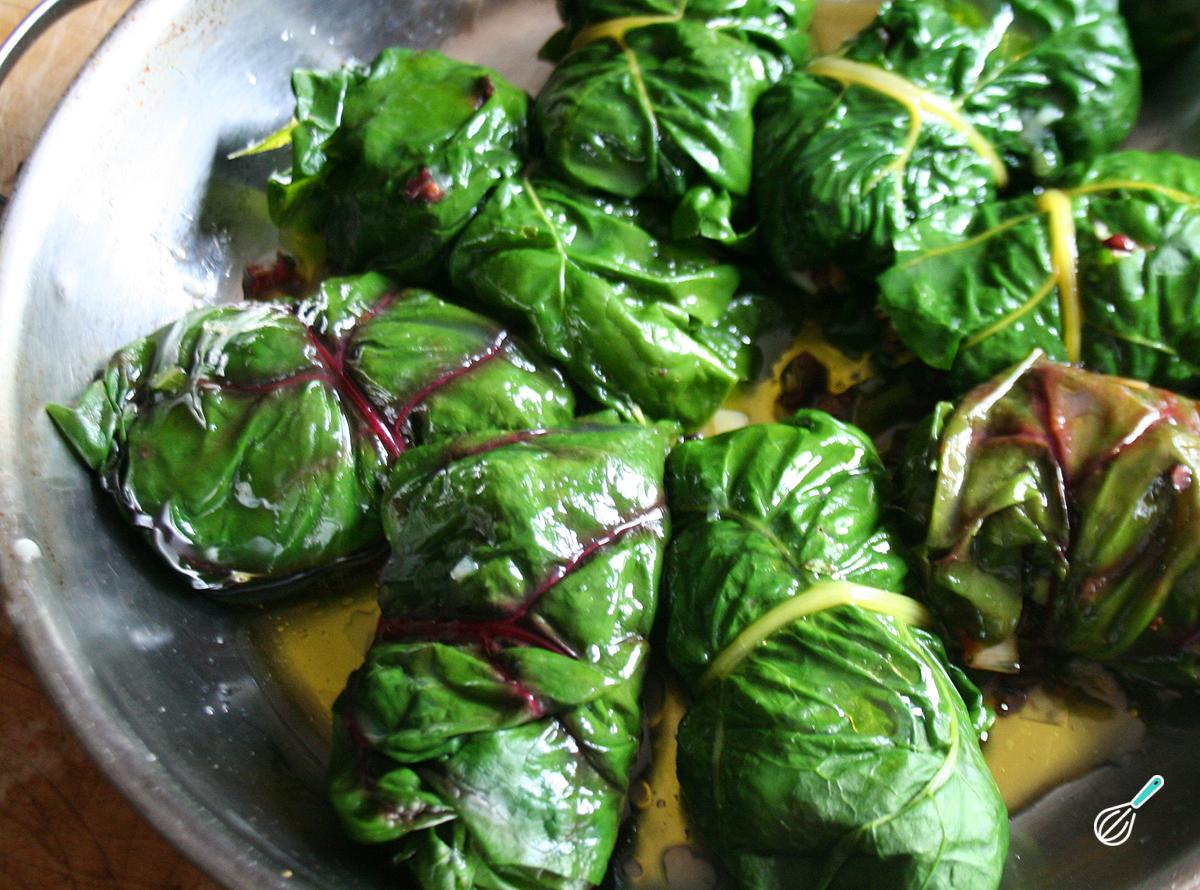 Receita de Acelga recheada com ricota