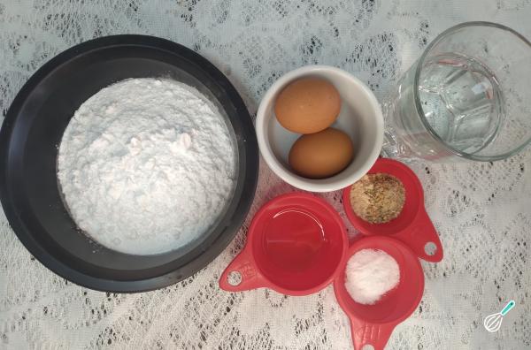 Ingredientes para Biscoito Polvilho Air Fryer