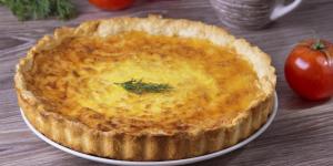 Receita de Quiche de abobrinha com bacon