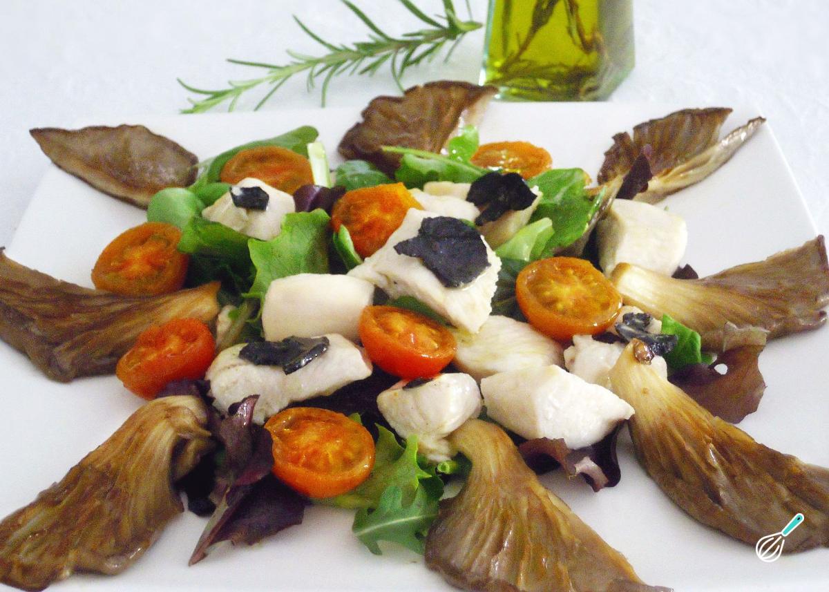 Receita de Salada gourmet com frango