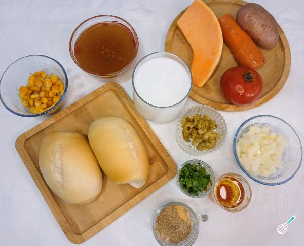 Receita de Vatapá vegano - Passo 1