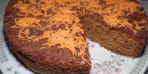 Bolo de cenoura e laranja light