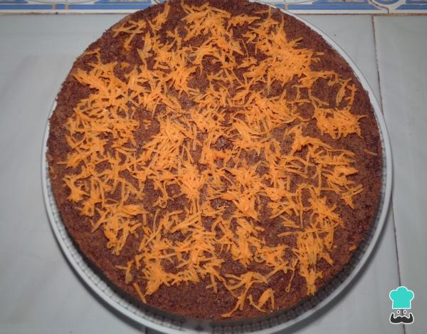 Receita de Bolo de cenoura e laranja light - Passo 6