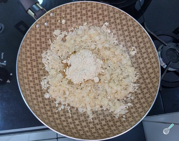 Receita de Arroz com cenoura e bacon - Passo 3