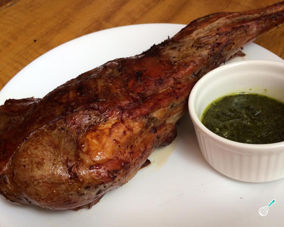 Receita de Perna de cordeiro no forno