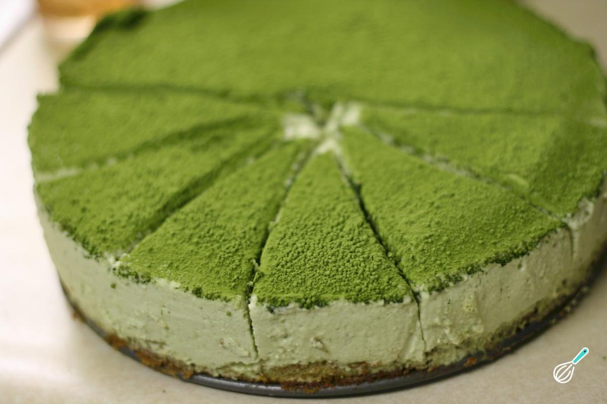 Receita de Bolo mousse de matcha