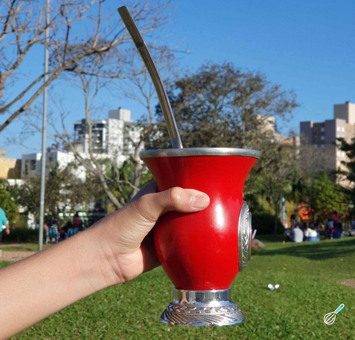 Chimarrão gaúcho de erva mate