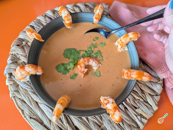 Receita de Creme de camarão - Passo 14