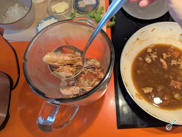 Receita de Creme de camarão - Passo 9