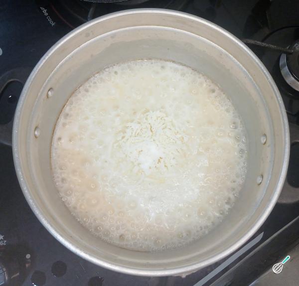 Receita de Arroz doce sem leite - Passo 3