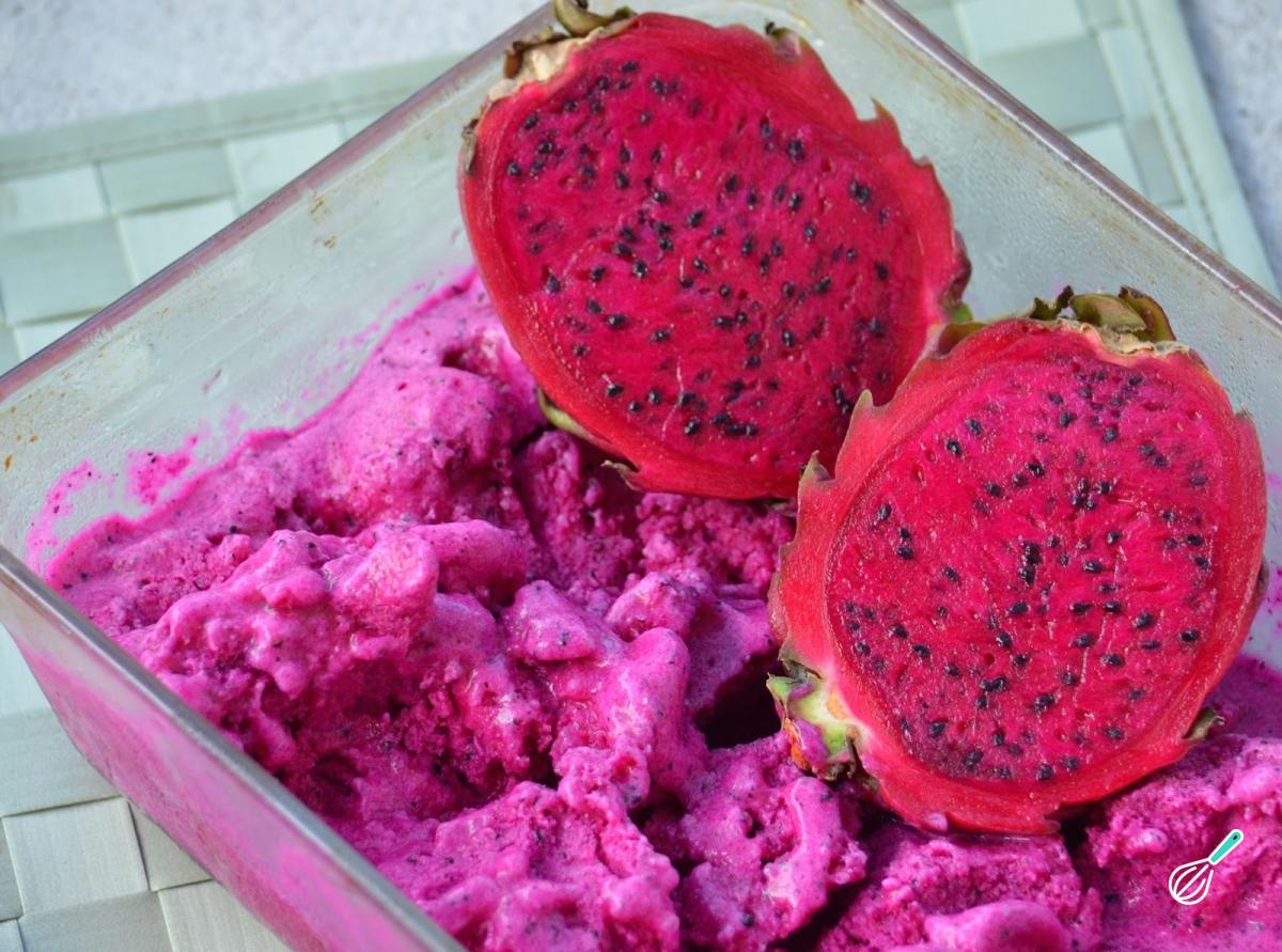 Receita de Sorvete de pitaya