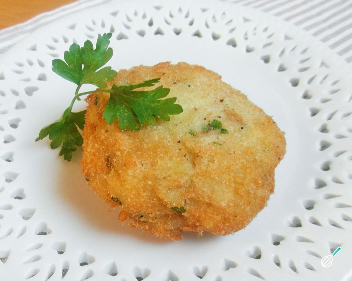 Receita de Hambúrguer de bacalhau com batata