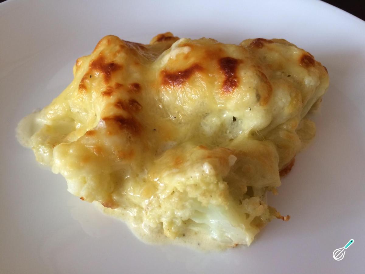 Receita de Couve-flor gratinada sem bechamel