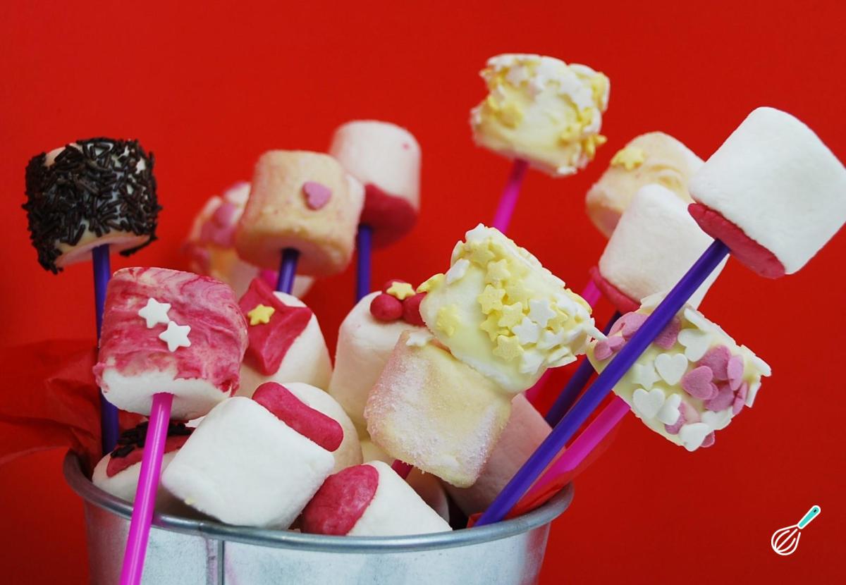 Receita de Pirulito de marshmallow para festas