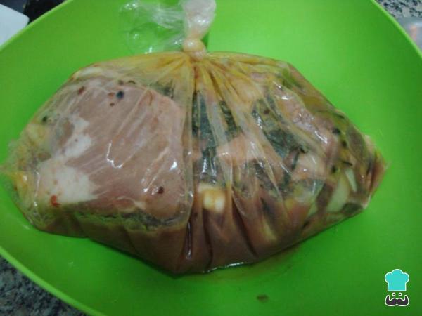 Receita de Espetinho de carne gostoso - Passo 3