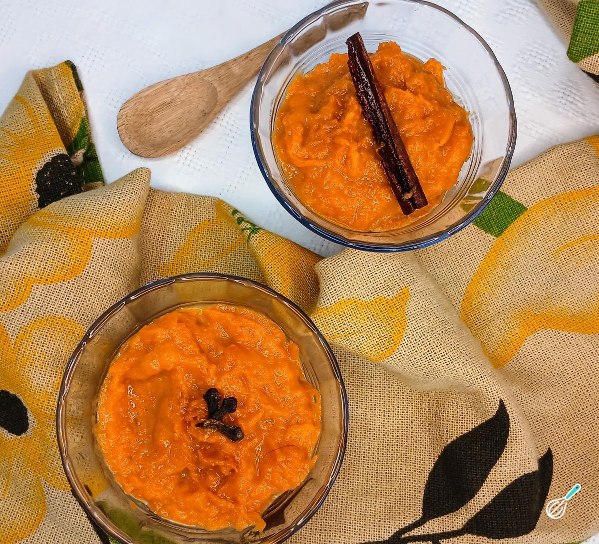 Receita de Doce de abóbora cremoso