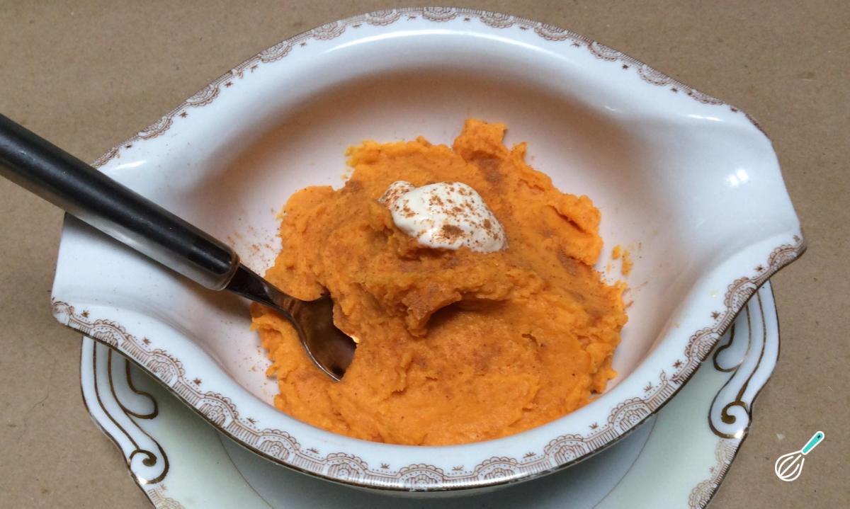 Receita de Purê de batata-doce simples