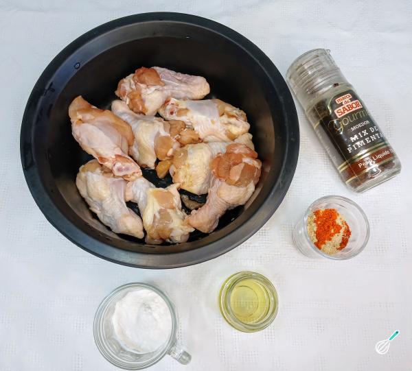 Receita de Buffalo wings - Passo 1