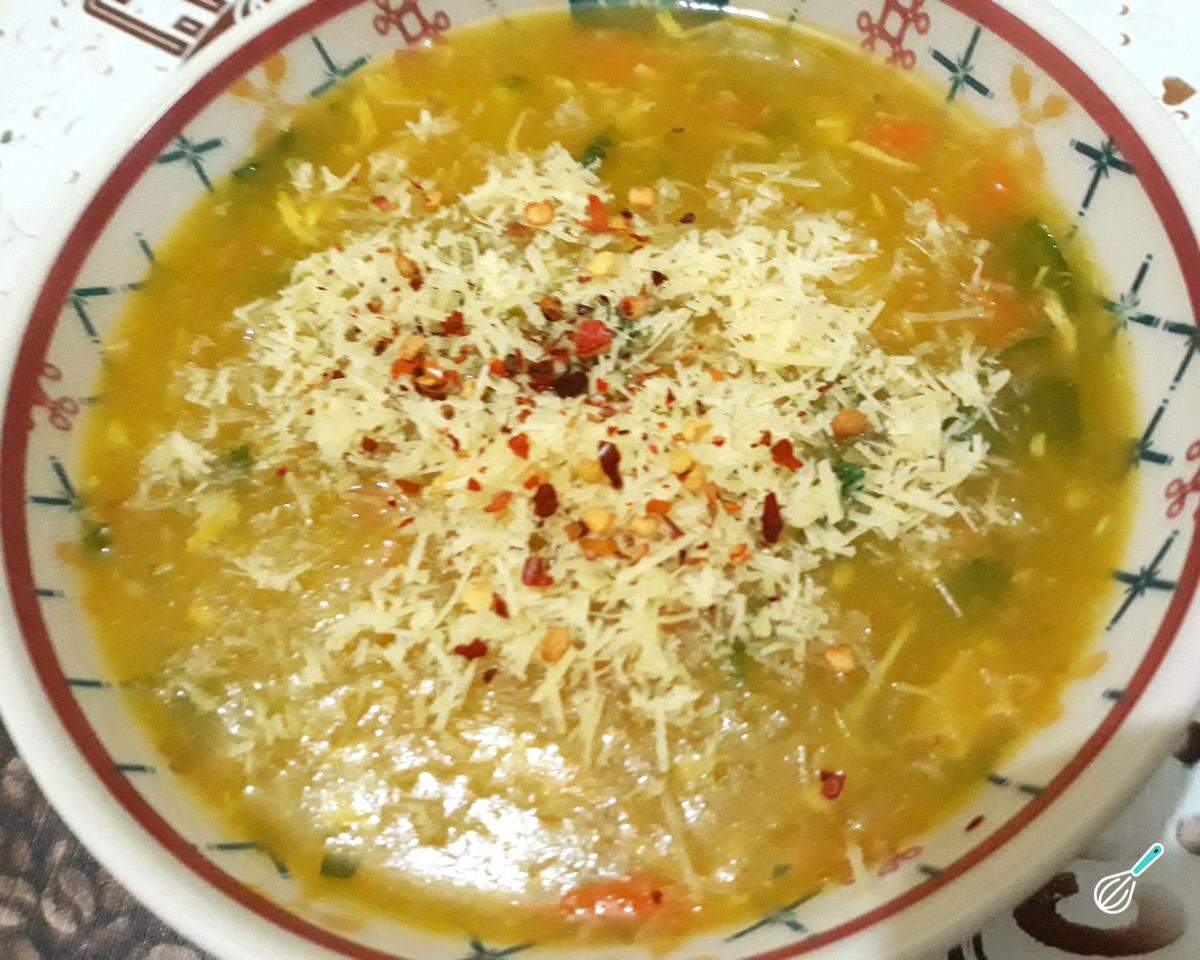 Receita de Caldo de mandioca com abóbora