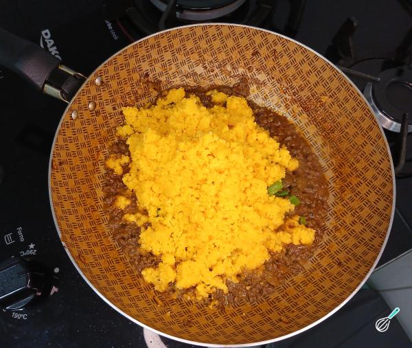 Receita de Cuscuz com carne moída - Passo 7