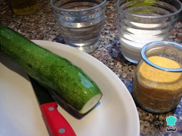 Receita de Polenta com abobrinha - Passo 1