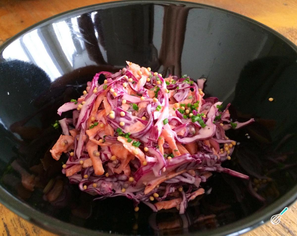 Receita de Salada de repolho americana