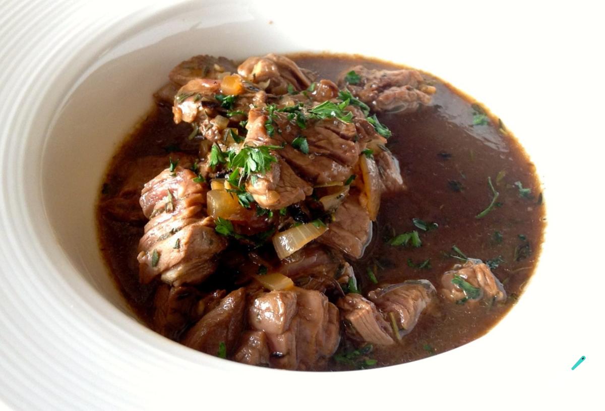 Receita de Lombo de porco ao vinho tinto