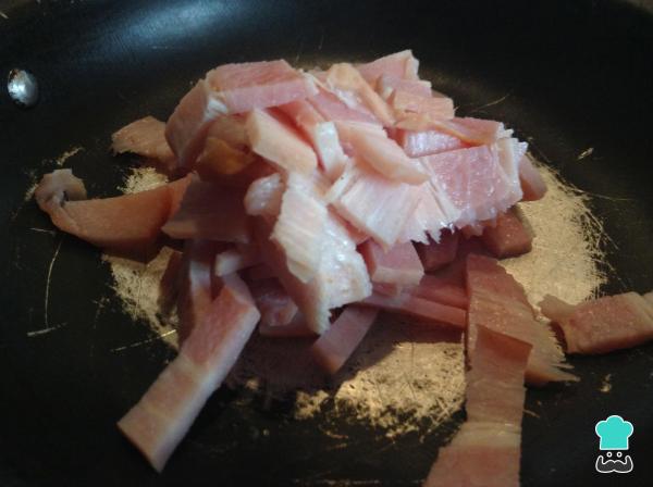 Receita de Ervilha com bacon - Passo 4