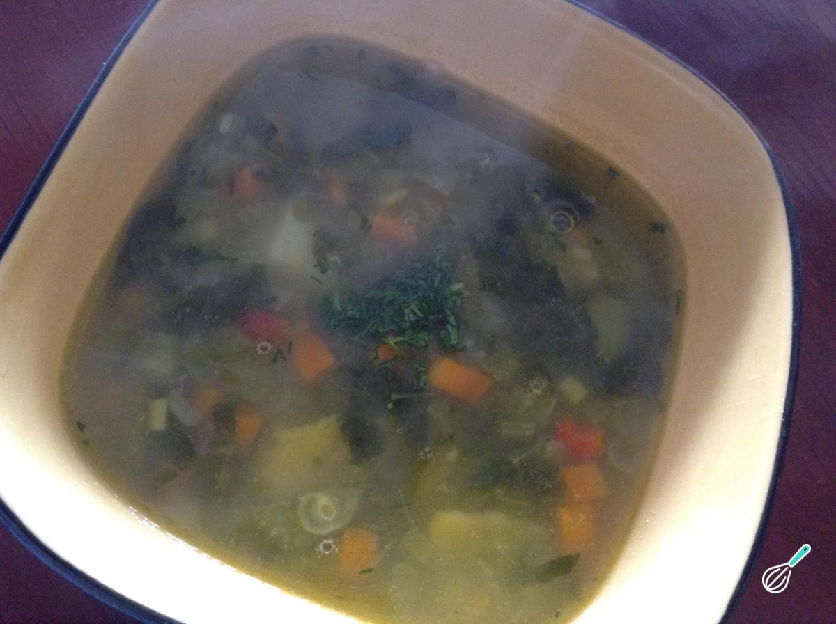 Receita de Sopa de batata e legumes