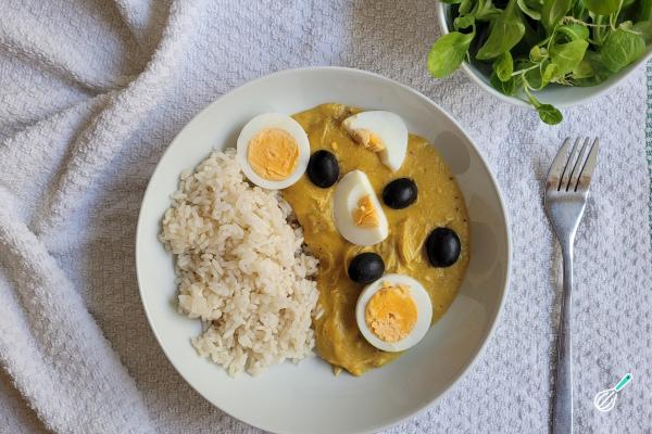 Receita de Arroz com creme de galinha - Passo 12