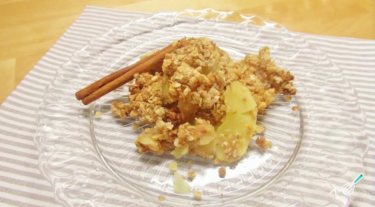 Receita de Crumble de maçã light