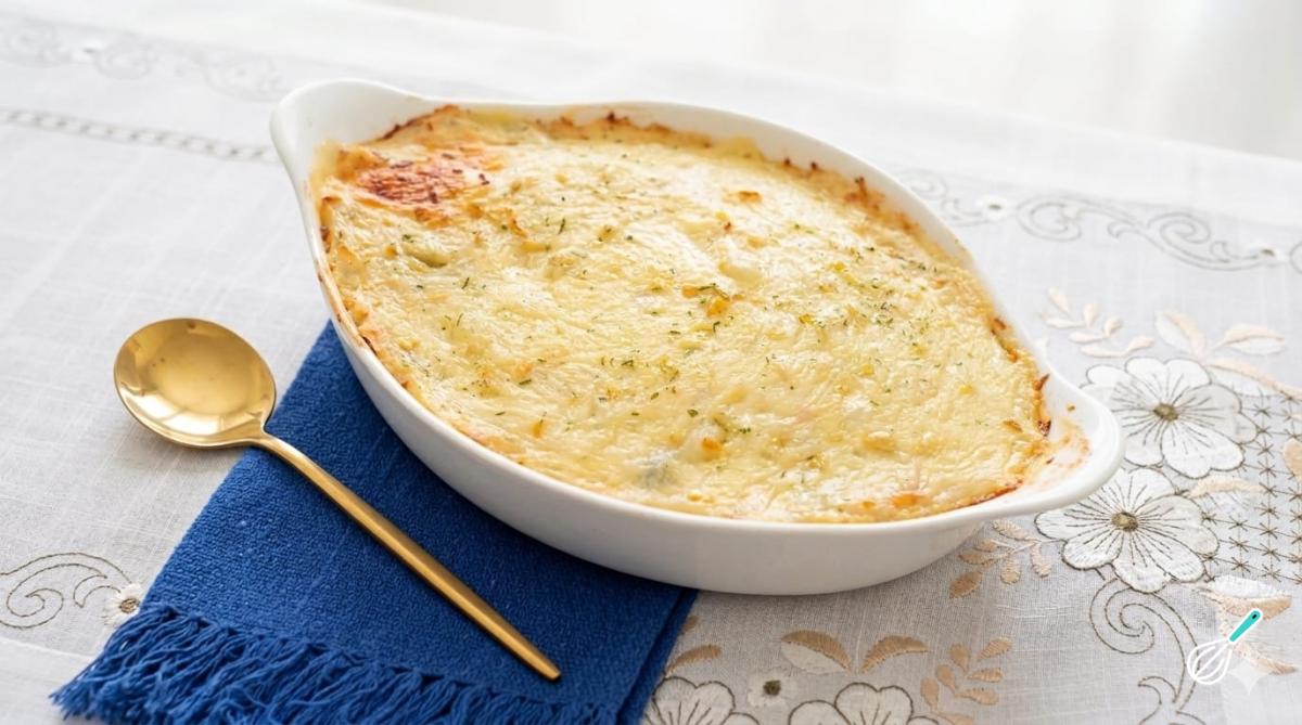 Receita de Batata com frango desfiado