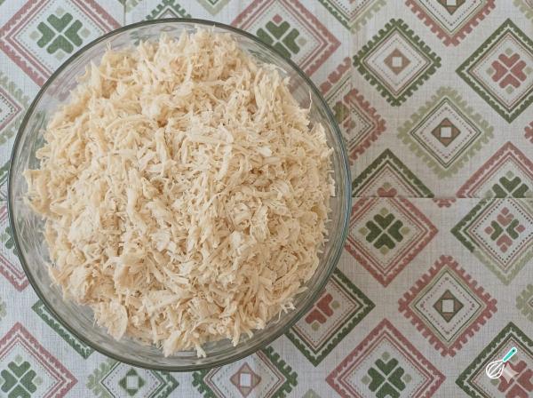 Receita de Batata com frango desfiado - Passo 3