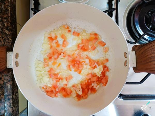 Receita de Batata com frango desfiado - Passo 4