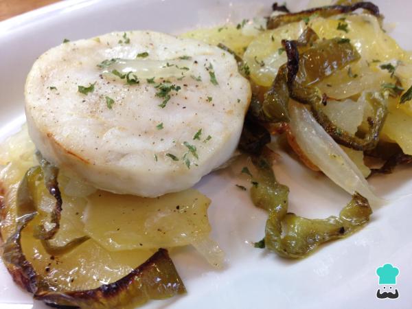 Receita de Pescada assada no forno com batatas