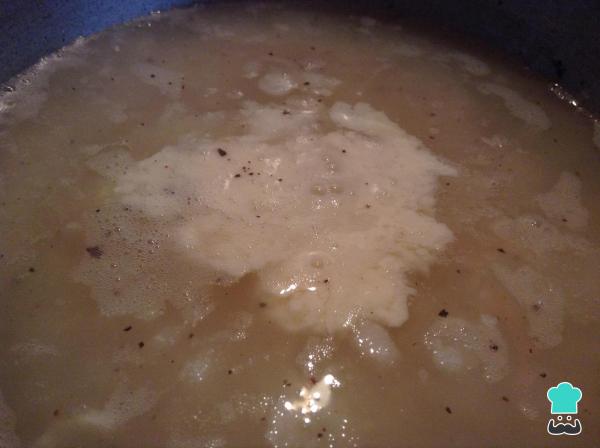 Receita de Sopa de mandioca simples - Passo 5