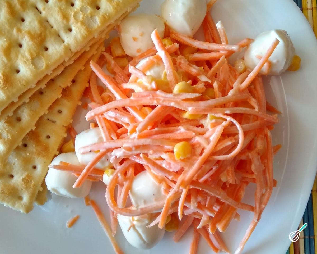 Receita de Salada de cenoura ralada com maionese