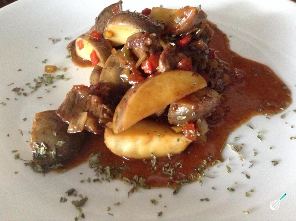 Receita de Guisado bovino com batatas