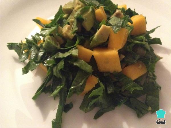 Receita de Salada de espinafre com camarão - Passo 7