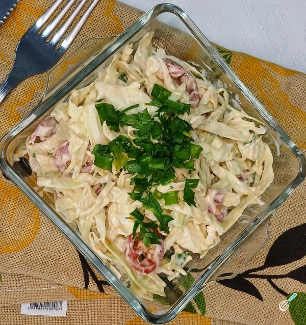 Receita de Salada de repolho com maionese - Passo 6
