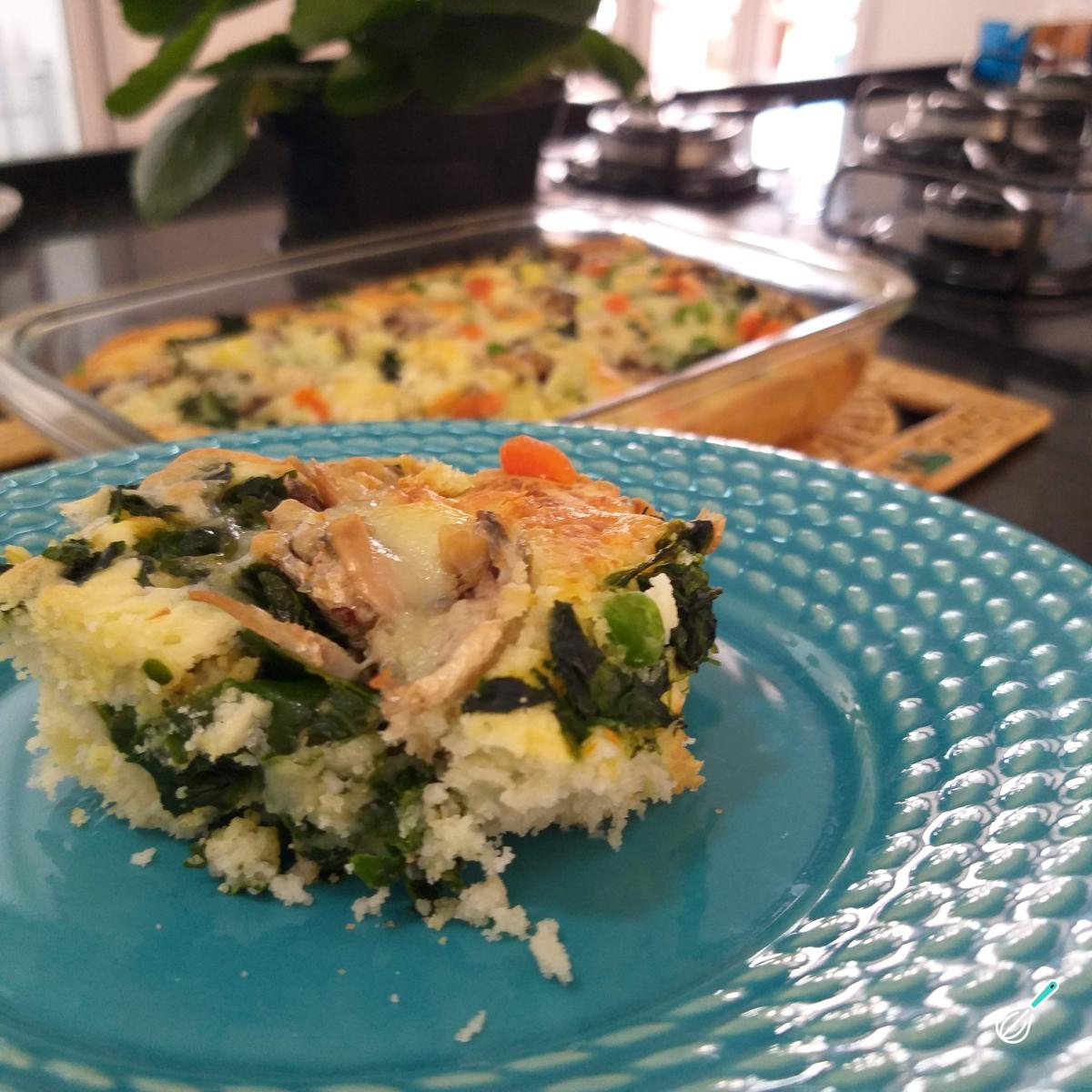 Receita de Torta salgada de liquidificador sem trigo