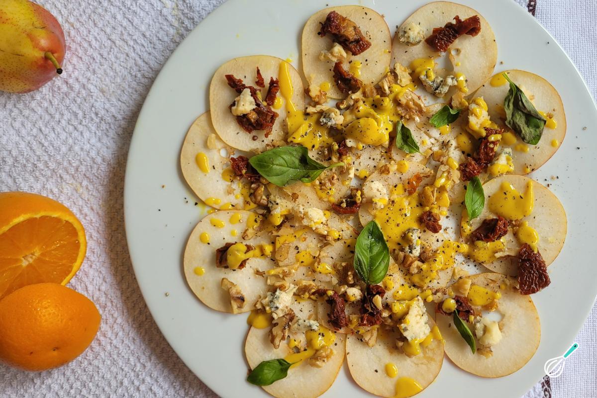 Receita de Carpaccio de pera