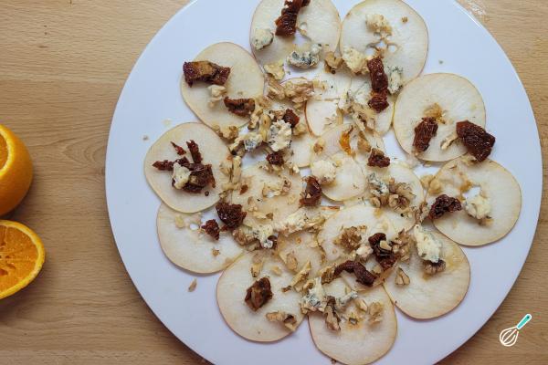 Receita de Carpaccio de pera - Passo 7