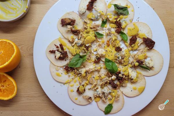 Receita de Carpaccio de pera - Passo 8