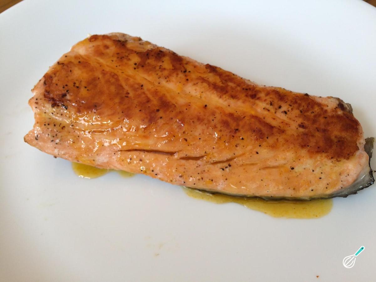 Receita de Salmão com molho de tangerina