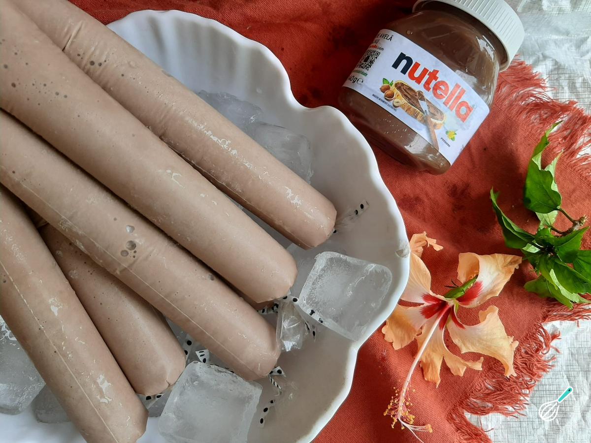 Receita de Geladinho de nutella