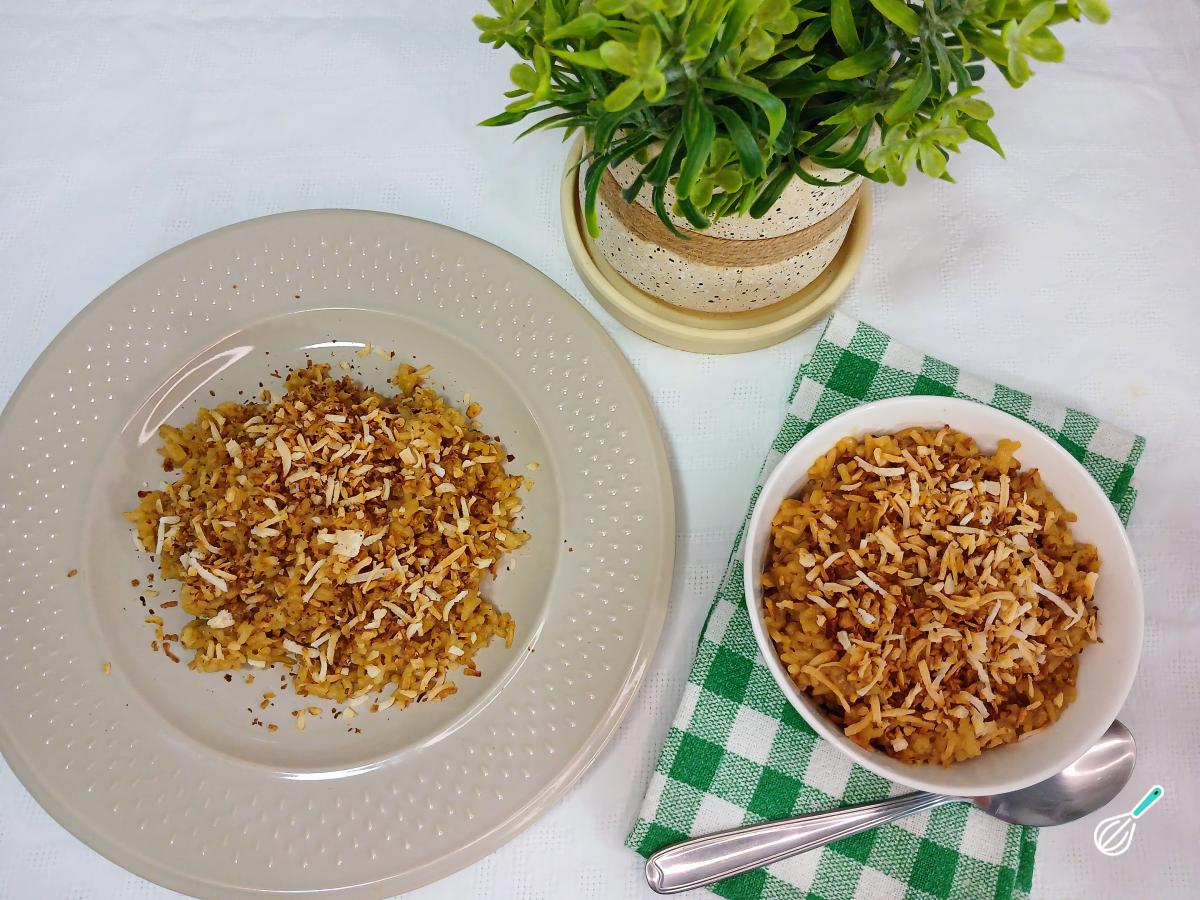 Receita de Arroz de coco colombiano